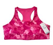 Calme Pink Camo Endurance Sports Bra