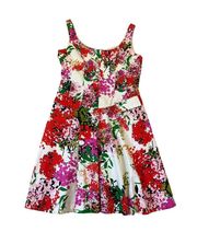 Nine West Multicolor Fit & Flare Above the Knee Women Dress Size 8 | 45-38