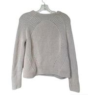 Rockland Ribbed Gray Mock Neck Sweater Size XS‎ E26