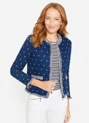 J. McLaughlin NEW Helene Quilted Jacket in Diamond Jacquard size Xl Women’s