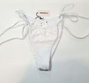 Superdown Anneke Bikini Bottom in White