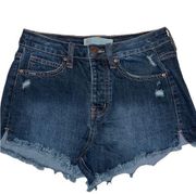 RSQ VINTAGE HIGH RISE JEAN SHORTS size 0/24