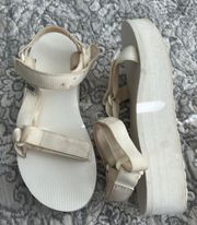 White  Platform Sandals