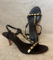 EUC  BROWN Ankle Strap Sandal