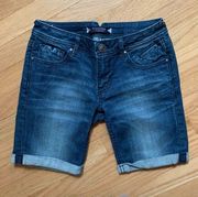 Vigoss Bermuda Blue Denim Jean Shorts Size 26