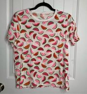 Kate spade watermelon spring summer tee shirt size small vacation beach