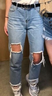 Boyfriend Ripped Jeans