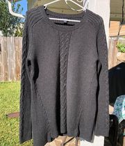 Nautica Gray Thick Knit Sweater XL