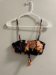 Floral  Bandeau Bikini Top