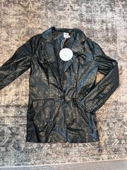 Crocodile Leather Blazer NWT