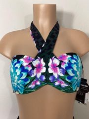 New. Coco Reef 5-way black bikini top. 36/38C