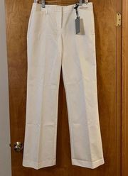 New York & Company NY & Co 7th Avenue Pants Mid Rise Bootcut Stretch 8 Tall FLAW