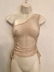NWOT Sexy  stretchy mesh top w/ adjustable sides.