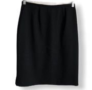 Caslon Black Lined Skirt