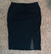 Striped Business Skirt