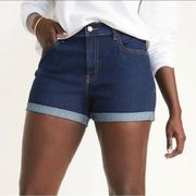 Old Navy Dark Wash Mid Rise 3” Denim Shorts