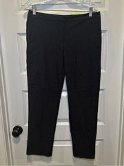 NWT Mario Serrani Black/Grey Comfort Stretch Slim Fit Pant size 6