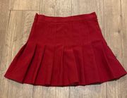 Red Cheer Skirt M