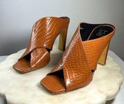 New York & Company Women's Shoes New York & Company Sofia High Heel Mules Sz 8