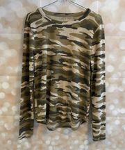 Lucky Brand Camouflage Top