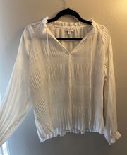Silky Pleated Top
