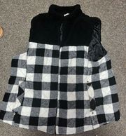 Maurice’s Plaid Flannel Vest 