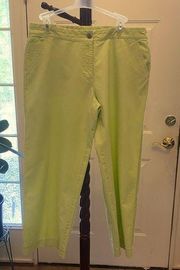 Eileen FISHER MINT GREEN CARGO STYLE CAPRIS.  SIZE S