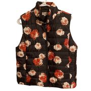 Floral Puffer Vest