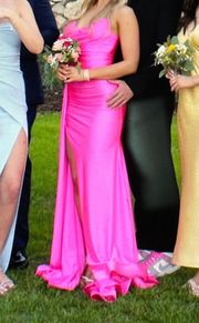 Hot Pink Prom Dress