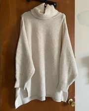 Oversized cream sweater