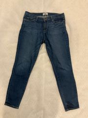 Paige Blue Skyline Ankle PEG Skinny mid Rise Jeans Size 31