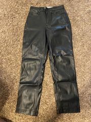 Faux Leather Pants