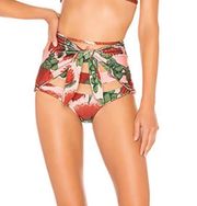 ADRIANA DEGREAS Fiore Hot Pants Bikini Bottoms in Rose sz M