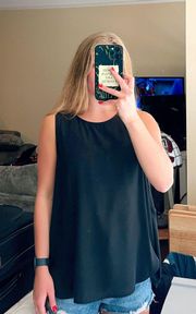 Black Tank Top Blouse