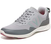 Vionic Agile Audie lace up Light Grey walking orthotic Sneakers 9.5