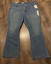 Levi Strauss Signature Totally Shaping Bootcut Jeans Size W37/L30 New