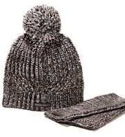 NWT Rebecca Minkoff Marled Beanie & Arm Warmer Set