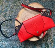 NWOT Ray-Ban Malaysia red sunglasses pouch with adjustable strap, one size