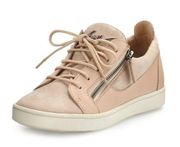 Giuseppe Zanotti Breck Suede Side-Zip Sneaker in Pallido Size EU 39