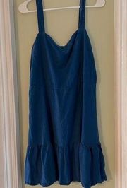 New York & Company Striking Blue Summery Sleeveless Dress, nice for fall too