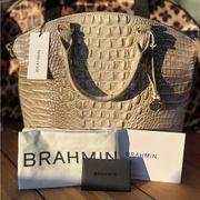 Brahmin Clay Melbourne Duxbury Satchel with Credit Card Wallet​​​