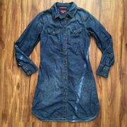 Denim Shirt Dress