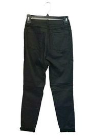 Elite Jeans Black Coated Skinny Jeans