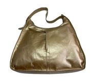 Hobo MARLEY CAMEO Hobo Shoulder Bag GOLD Vintage Pearlescent Leather Large