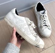 P448 John Leather Low Top Sneakers in White