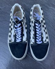 Vans Old skool checkered  womens 8 men’s 6.5