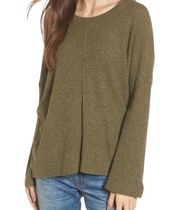 Madewell Northroad Olive Green Pullover Sweater