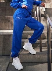 Refuge Athletics Boyfriend Jogger Pants Royal Blue Sweatpants Size XL NWT