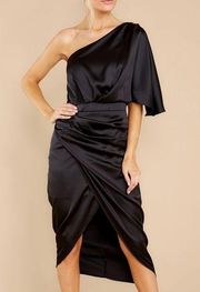 Black MIDI Length Dress S- NWT