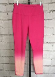 Crown & Ivy Dip-Dyed Pink Leggings Size S